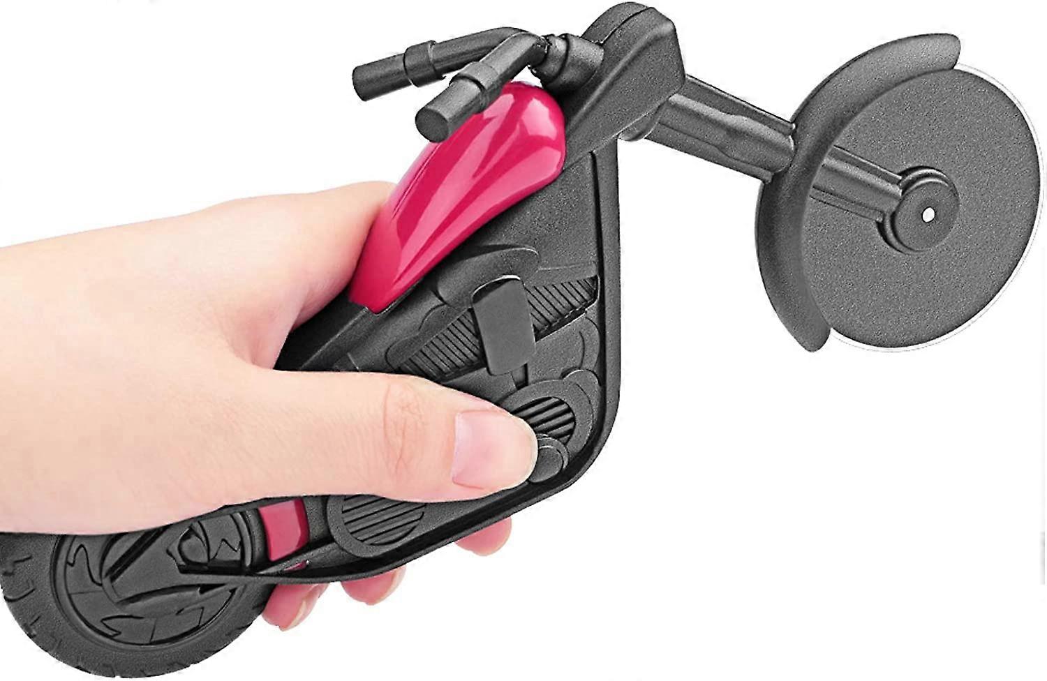 Motorcycle Pizza Cutter (22*12cm, Black & Red)