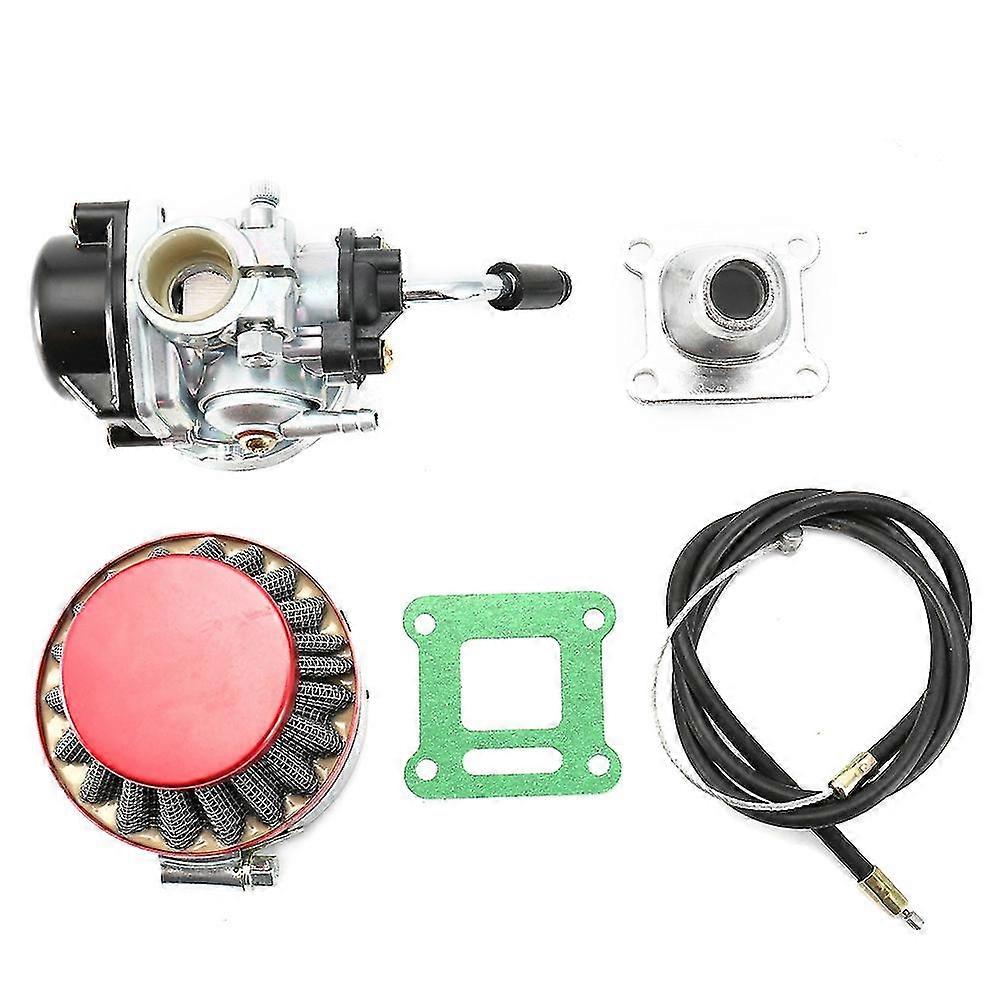 2 Stroke Engine Carburetor Air Filter Accelerator Cable for Pocket Bike ATV 49cc
