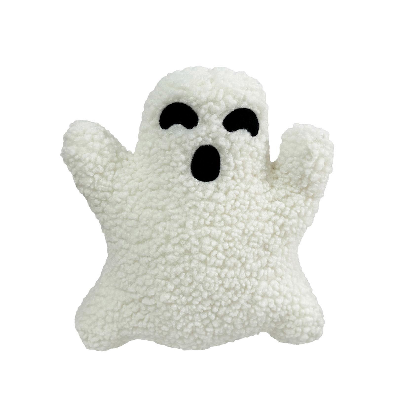 20/40CM Ghost Plush Pillow Toy Fun Cozy Stuffed Animals Plushies Kawaii Doll Toy Halloween Fall Decorative Cushion Photography Prop for Home Party