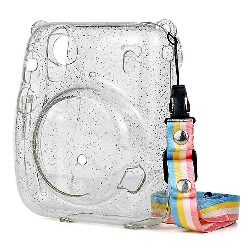 For Instax Mini 11 Camera Bag Portable Transparent Camera Bag Case Dustproof Protective Cover With Strap Anti Impact For Fuji