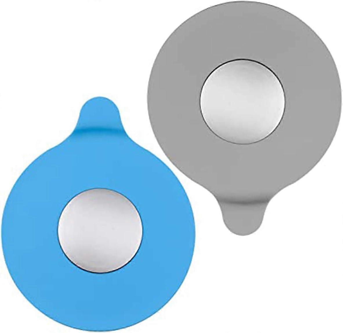 2 stykker silikon vask stopper avløpsplugg, universell vask drenering plugg, silikon badekar sugeplugg