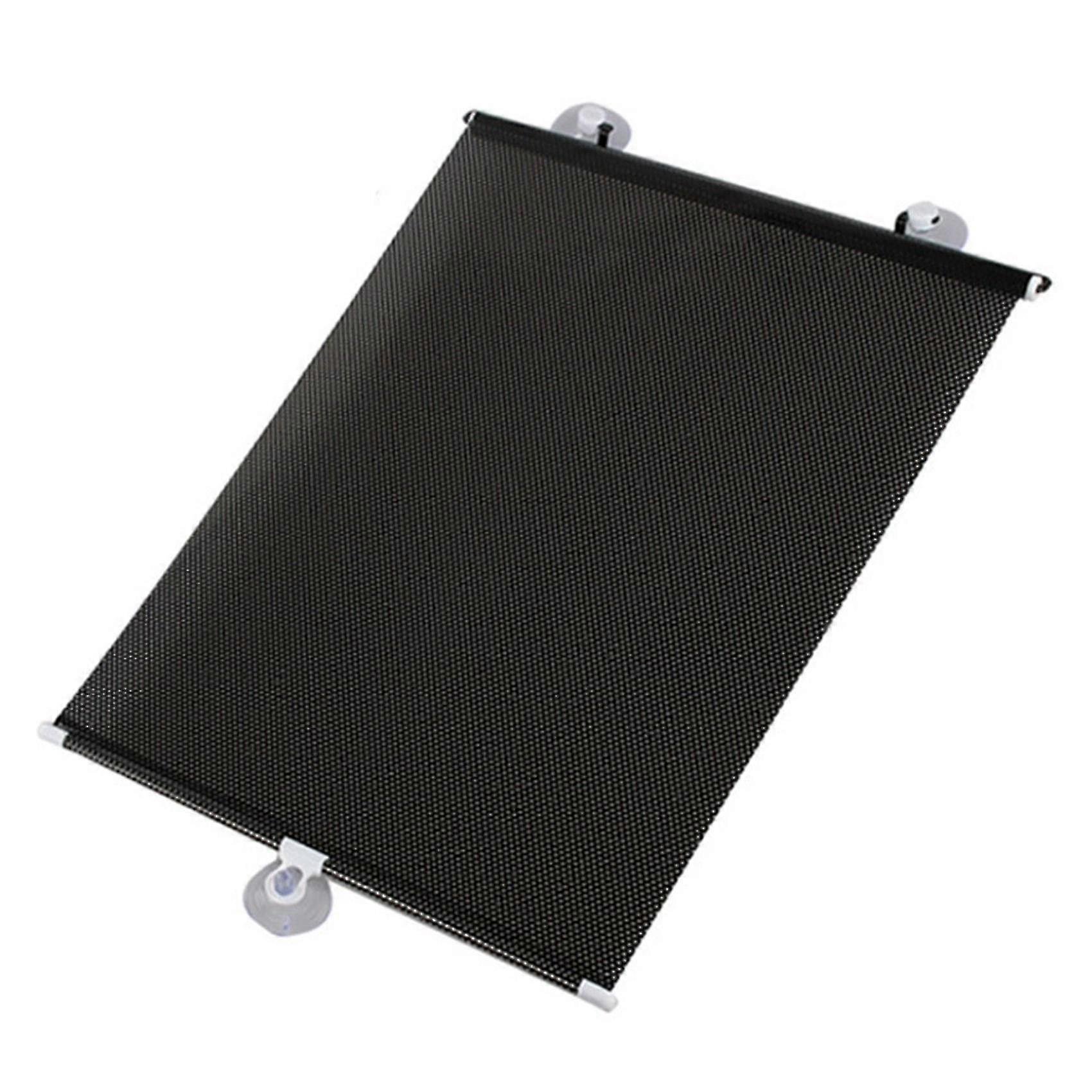 Sunshade Roller Blackout Suction Cup Blinds Curtains For Living Kitchen Office Car Window Free-perf