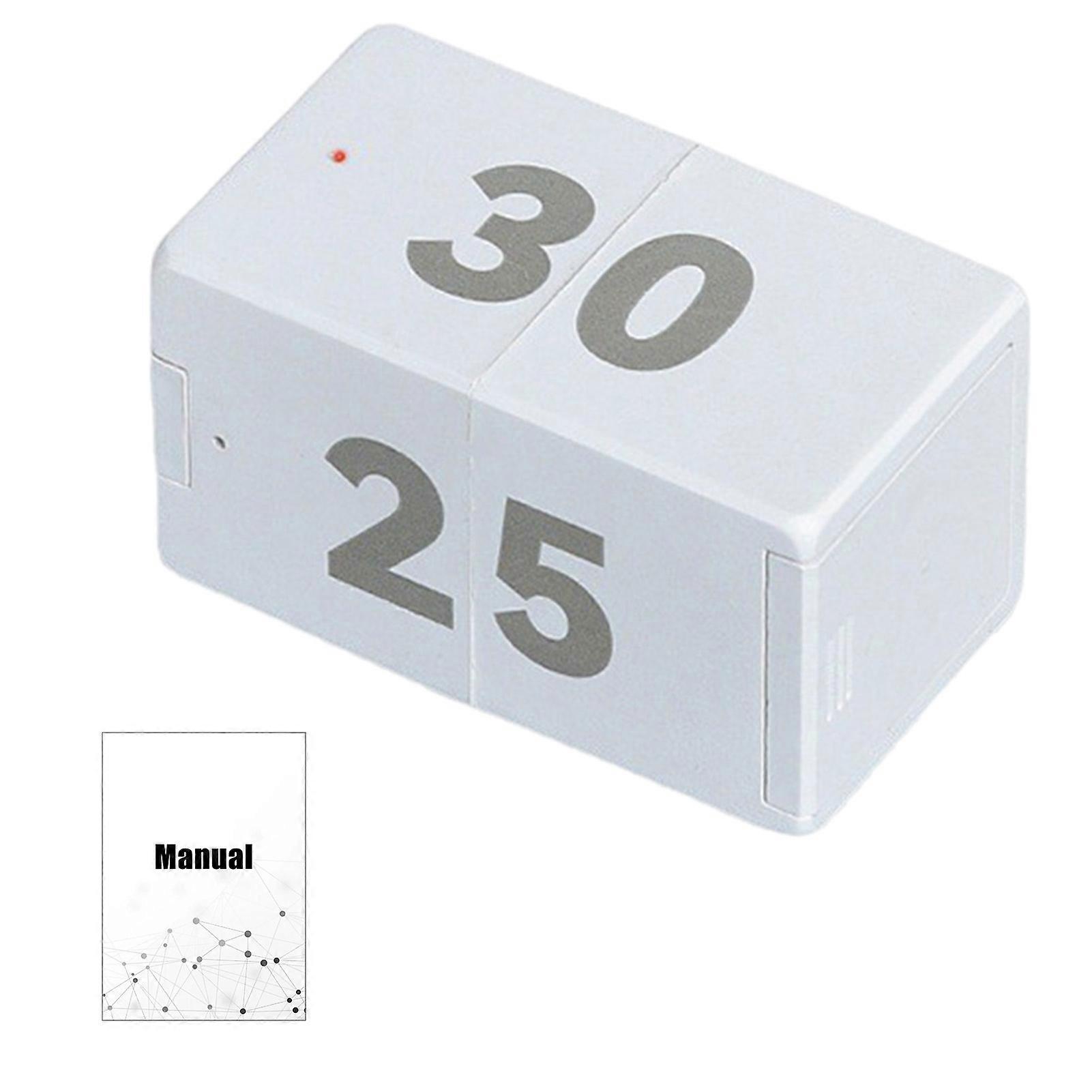 Electronic Digital Timer 3 Modes Desk Productivity Timer Time Management Cooking Learning Exercise Mute Magnetic Absorption Cube Timer