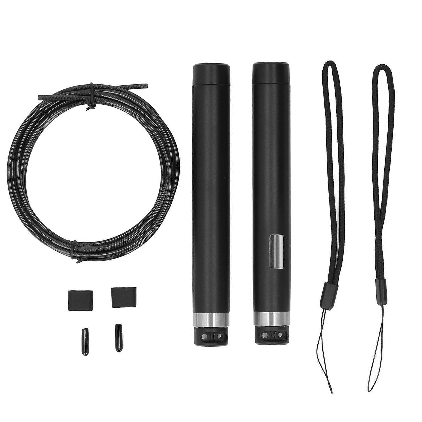 Bluetooth Count Springseil Präzises Zählen 360 Grad Universelles elektronisches Springseil mit HD-LCD-Display für Fitness