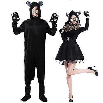 Halloween Costume Black Cat Couple Costume Men's Black Cat Onesie Animal Play Dress | Fruugo UK Halloween Costume Black Cat Couple Costume Men's Black Cat Onesie Animal Play Dress | Fruugo UK