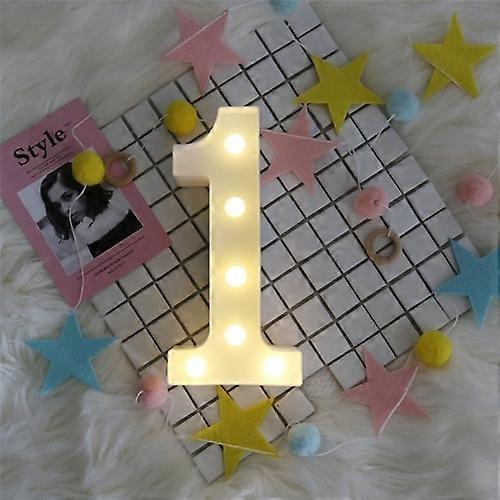 Digit 1 Shape Decoration Light