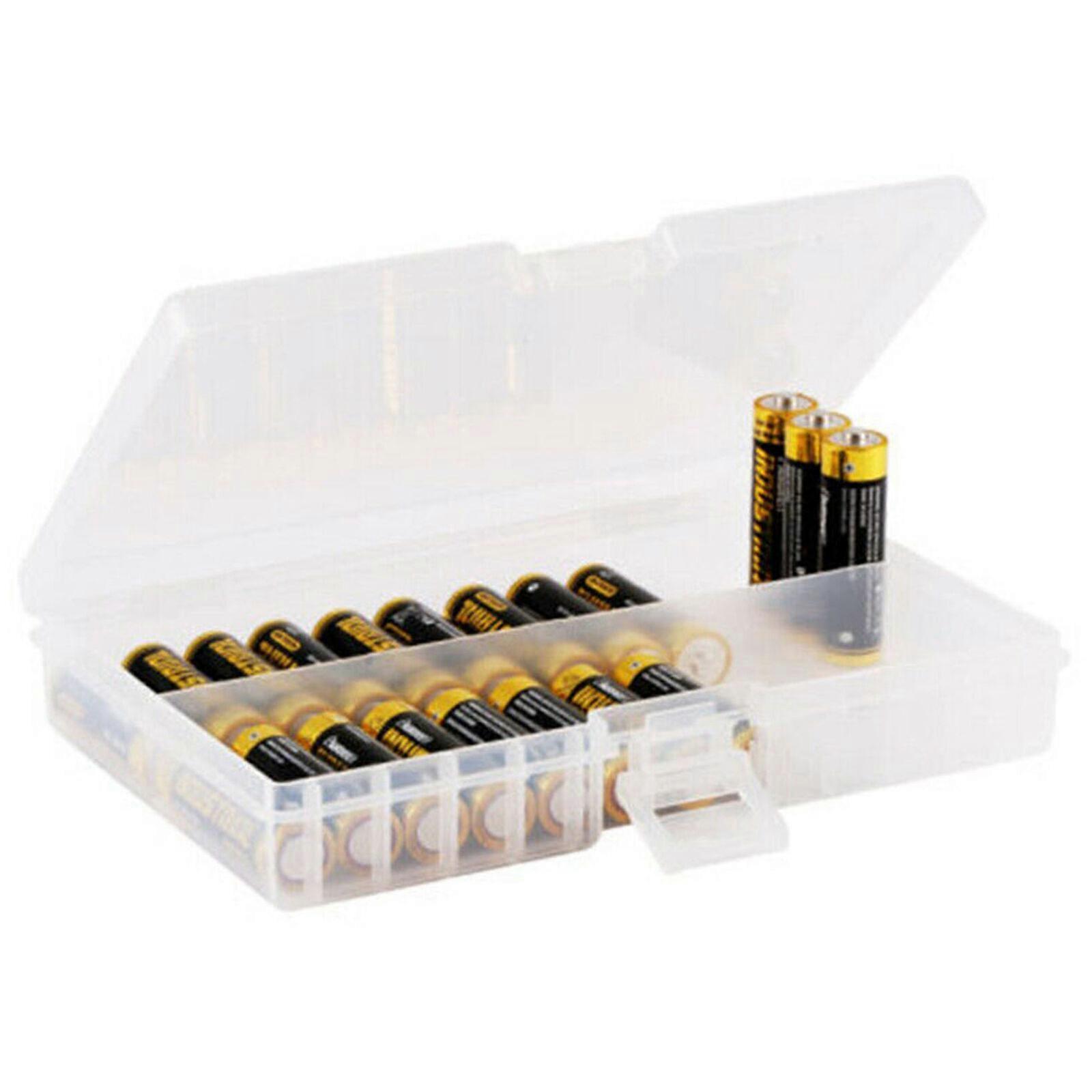 Storage box for 48 AAA.AA battery clear plastic battery box case box