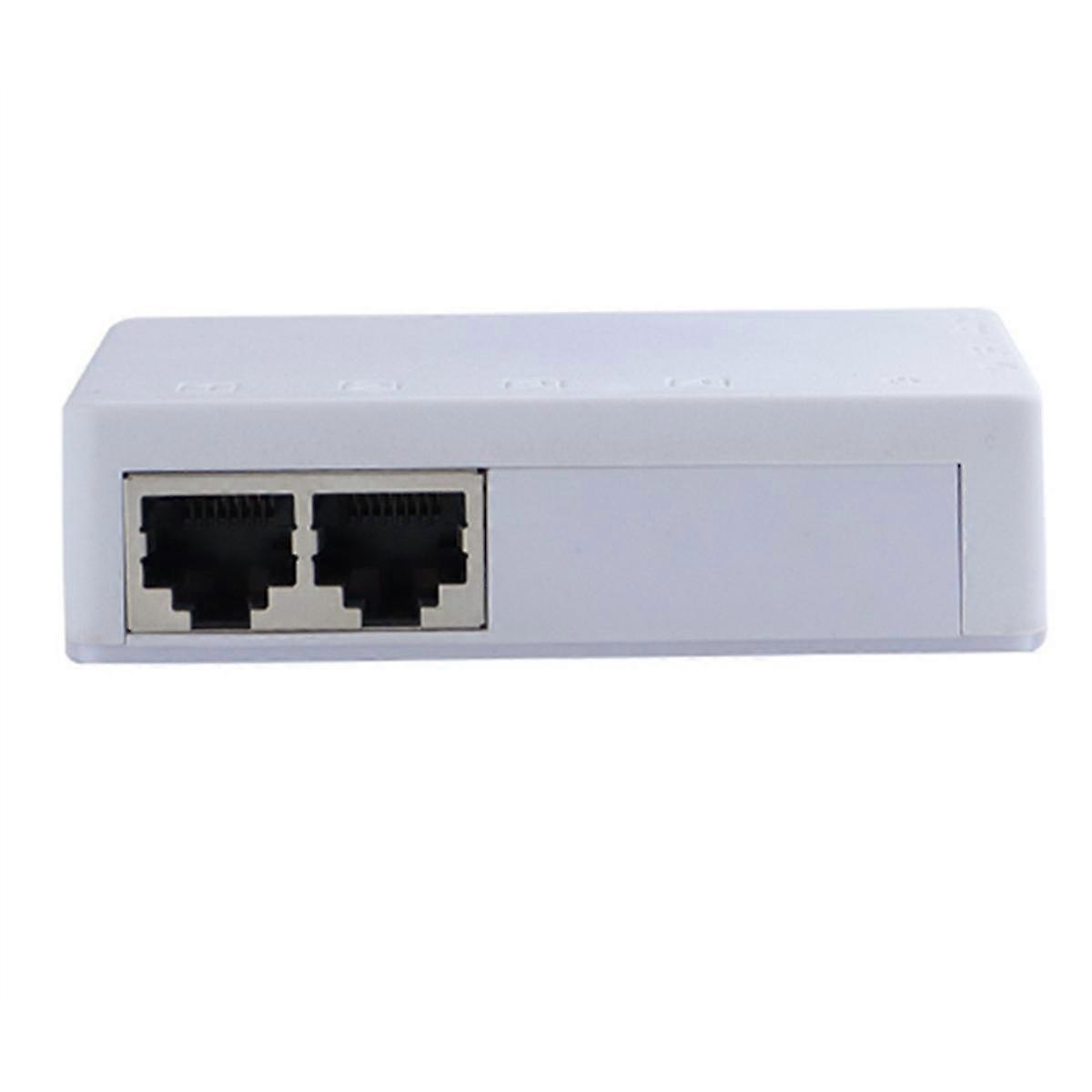 2 Port Poe Extender 10/100Mbps 1 to 2 PoE Repeater 12V 1A 250m Distance to Power for Standard PoE S