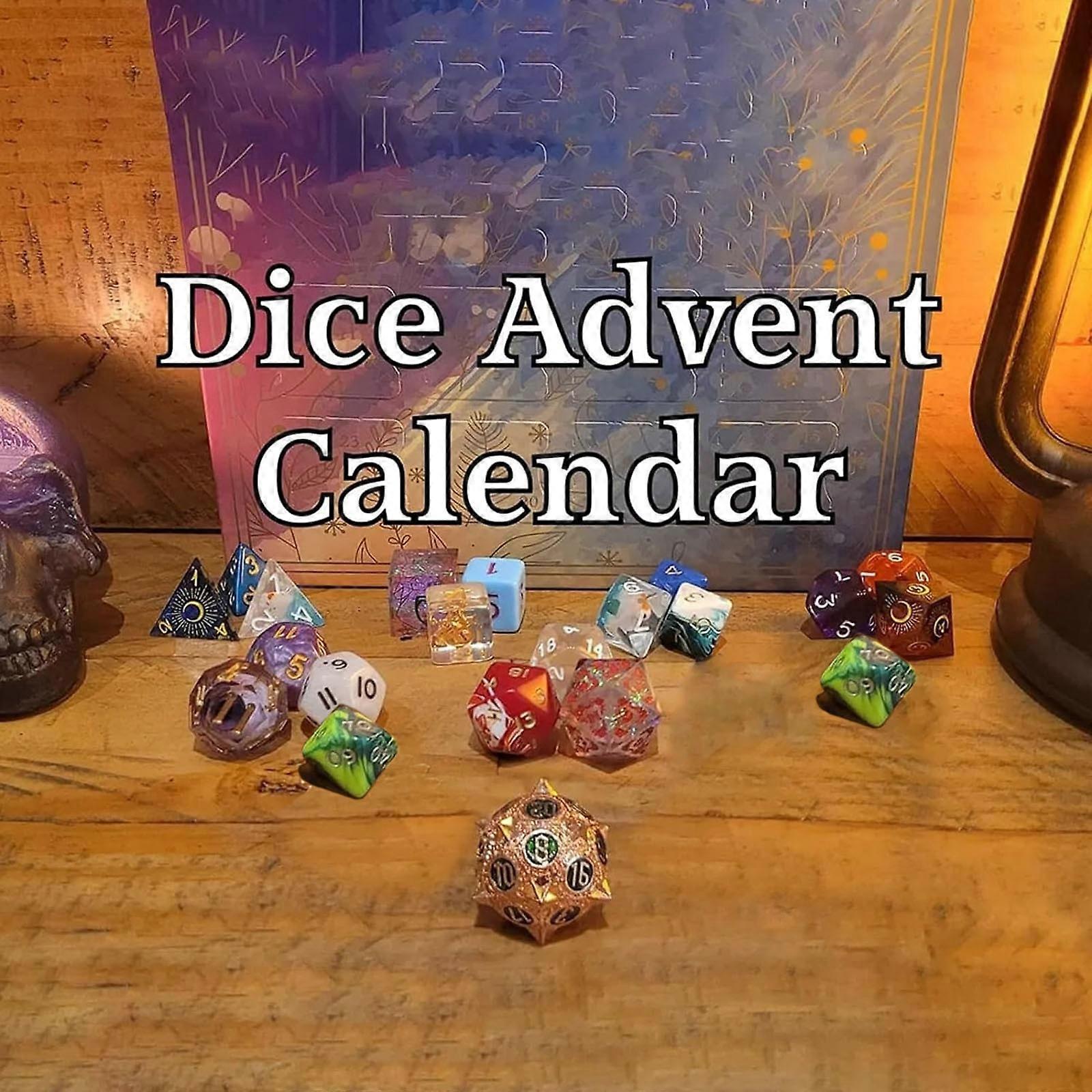 Dice Advent Calendar 2023,Dice Calendar 2023, Dice Advent Calendar, 24 Day Dice Calendar, Christmas Gift 20231117