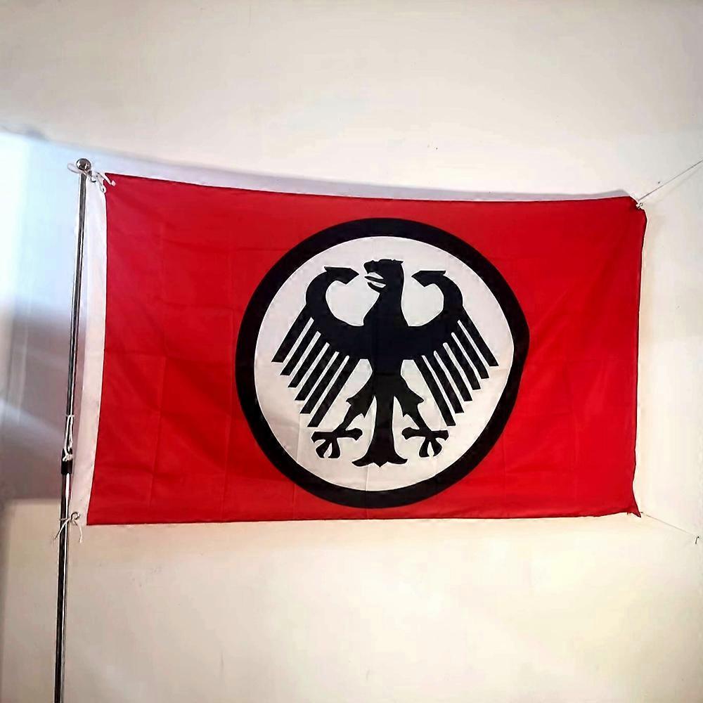 Red Polyester Eagle Army Flag Flying Banner Outdoor Decor 90x150cm