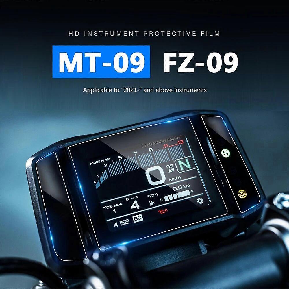 Fit For Yamaha MT-09 MT09 MT 09 FZ-09 FZ09 FZ 09 2021 - Motorcycle Scratch Cluster Screen Dashboard Protection Instrument Film