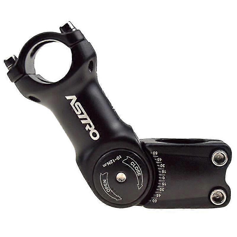 1pc 25.4x90mm Mountain Cycling Handlebar Riser Adjustable Angle Bike Stem Riser Stem Extender Special Bike Accessory For Mountain Bike Refitting (blac