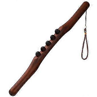 48 cm lång trä Spa Muscle Fascia Body Leg Avslappnande verktyg Celluliter Blaster Guasha Skrapa Stick Snabbt Stort område