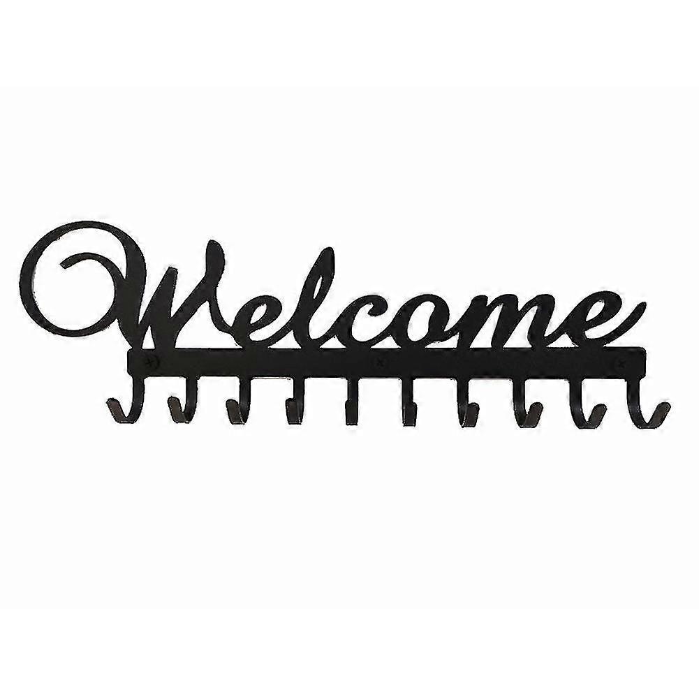 Key Holder Compatible With Wall Decorative With 10 Hooks Key Rack Compatible With Entryway
