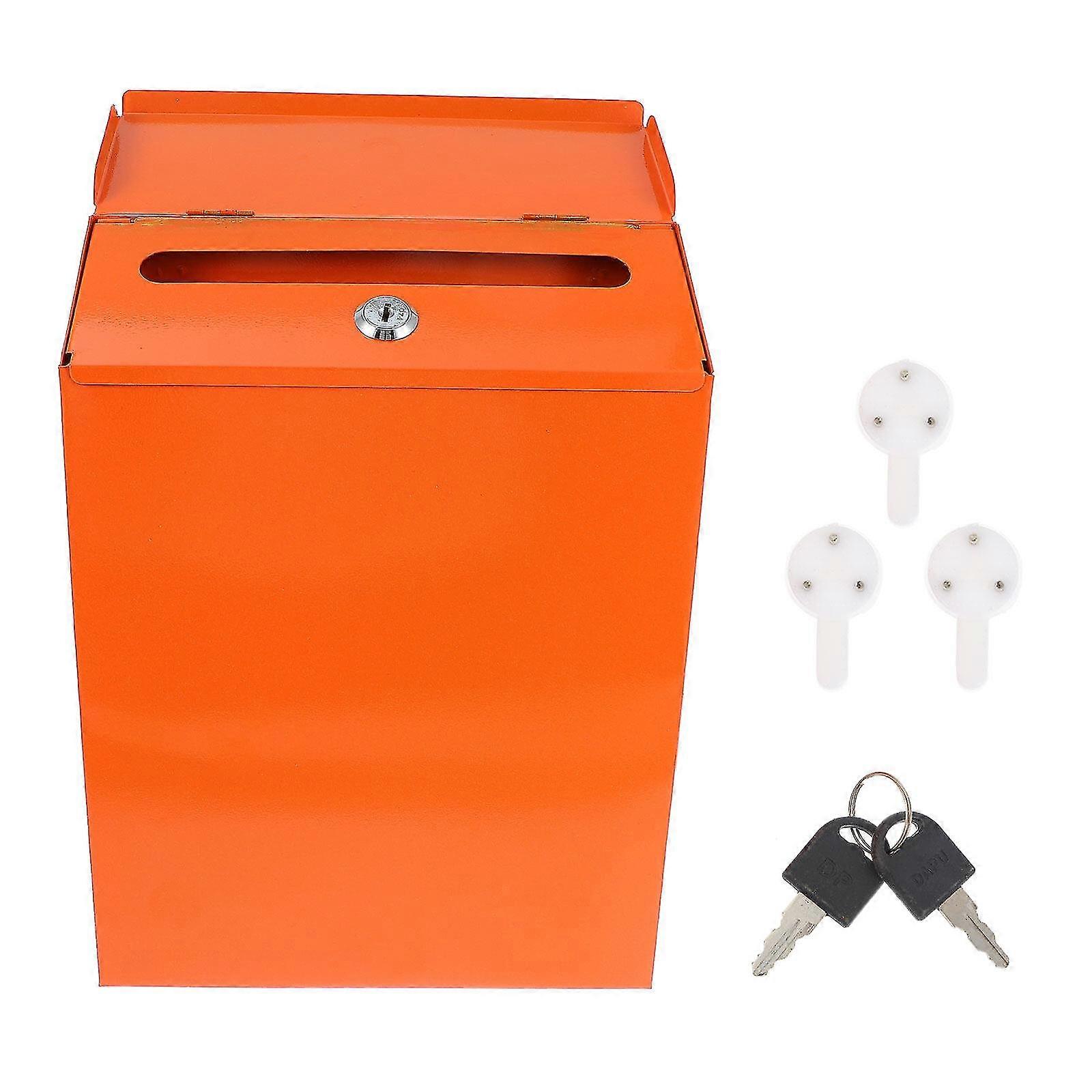 Wall Mounted Mailboxes Donation Box Mail Manager Street Drop Suggestion Box Letter Box Iron Post Box