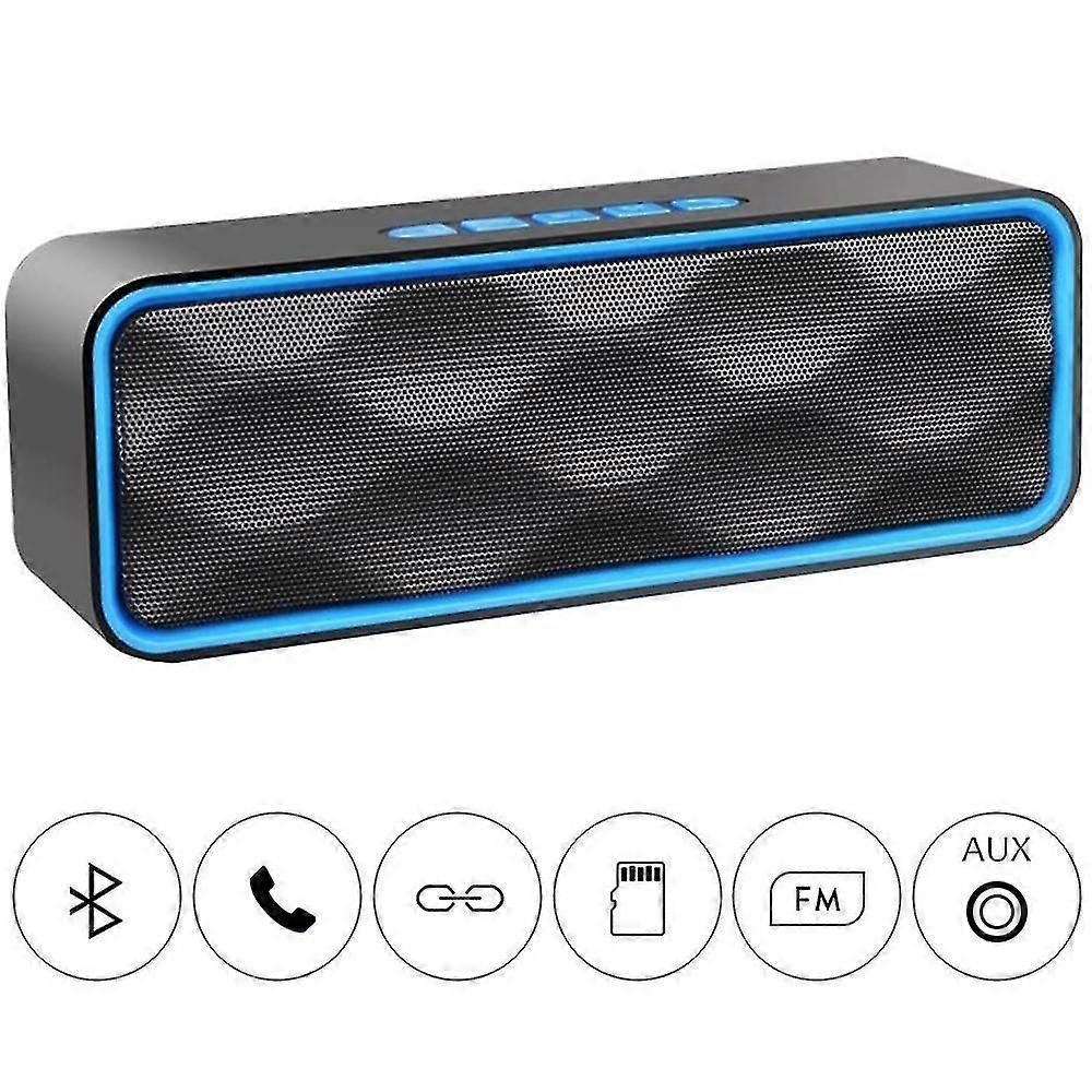 Bluetooth Speaker Portable Outdoor Wireless Speaker (silver Gray)