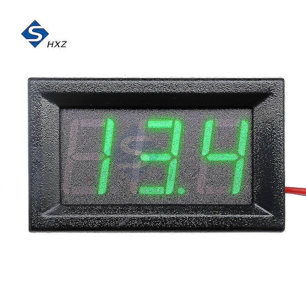 0,56 'Digitales Voltmeter DC 4,5 V bis 30 V Digitales Voltmeter Spannungsfeldmessgerät Rot / Blau Für 6 V 12 V Elektromobiles Motorradauto