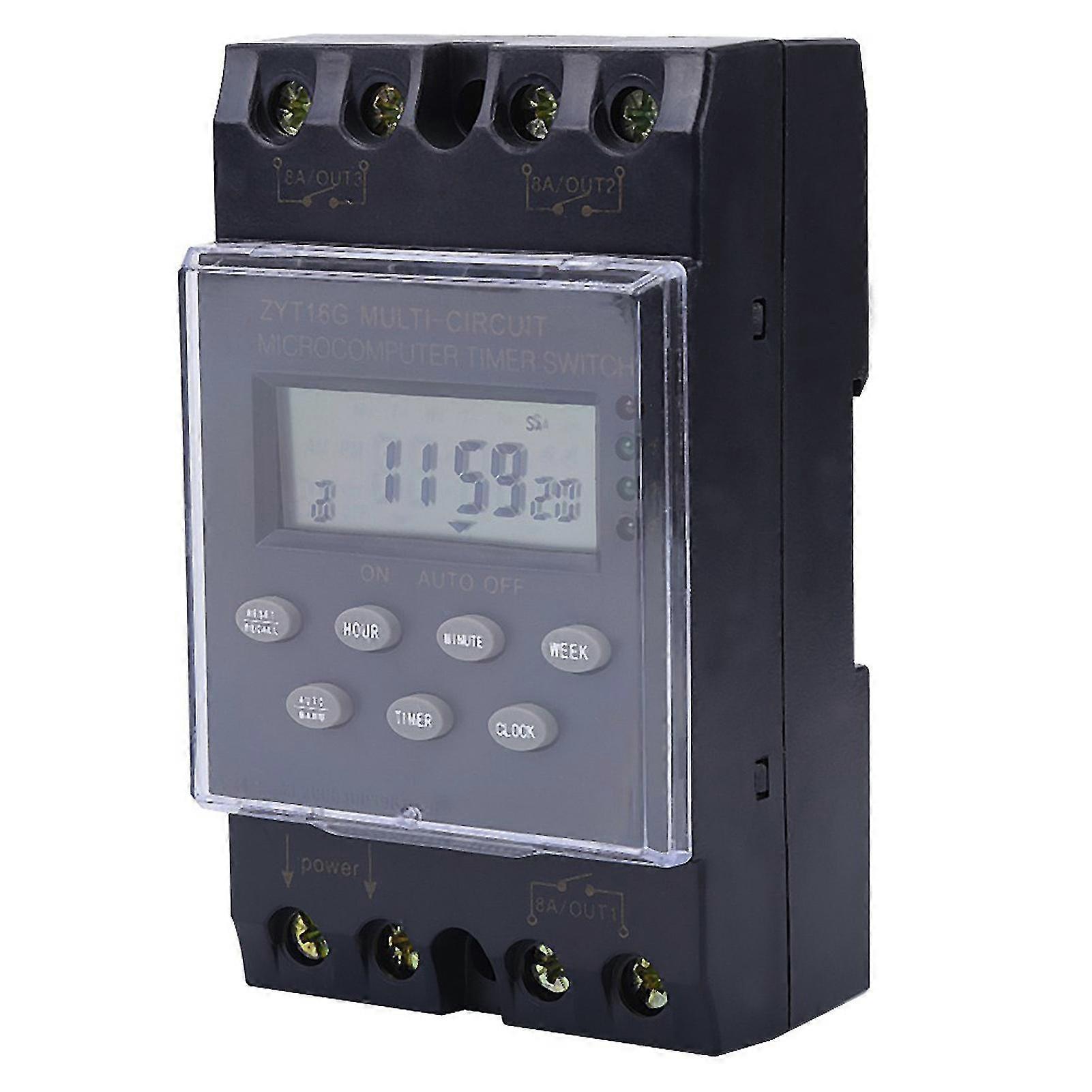 ZYT16G KG316T-3a AC220V Multi channel Automatic Programmable Microcomputer Timer Switch