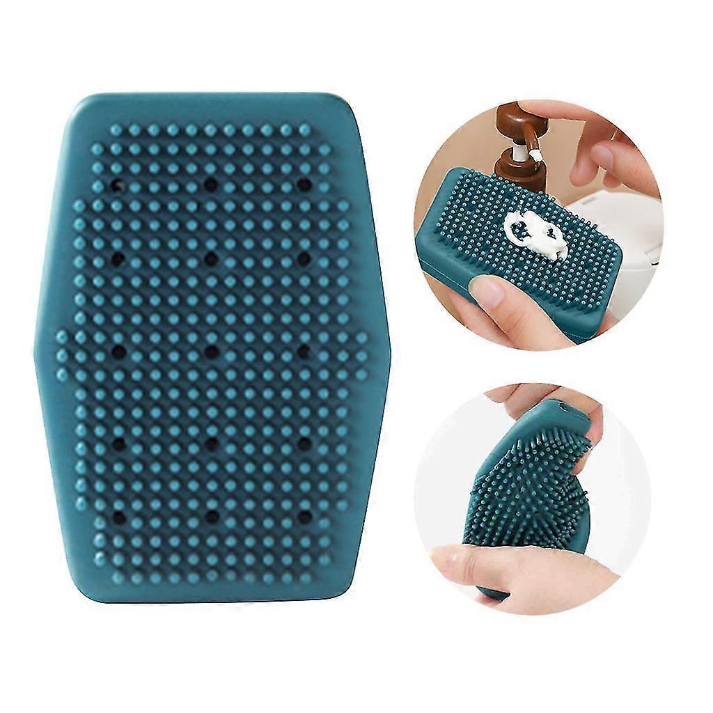 Quick Foaming Bath Brush Bathroom Soft Silicone Rubbing Massage Bubble Bathbrush