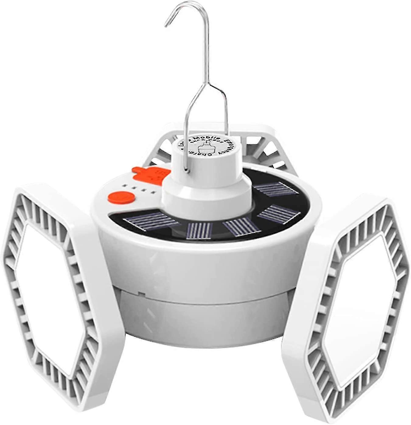 Portable Solar Lantern Usb Rechargeable Camping Lantern, Portable Tent Lamp