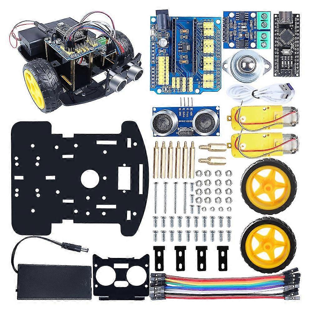 Module à ultrasons Obstacle Avoidance Car Robot Starter pour Mini DIY Smart Car Robot Kit Smart Educa