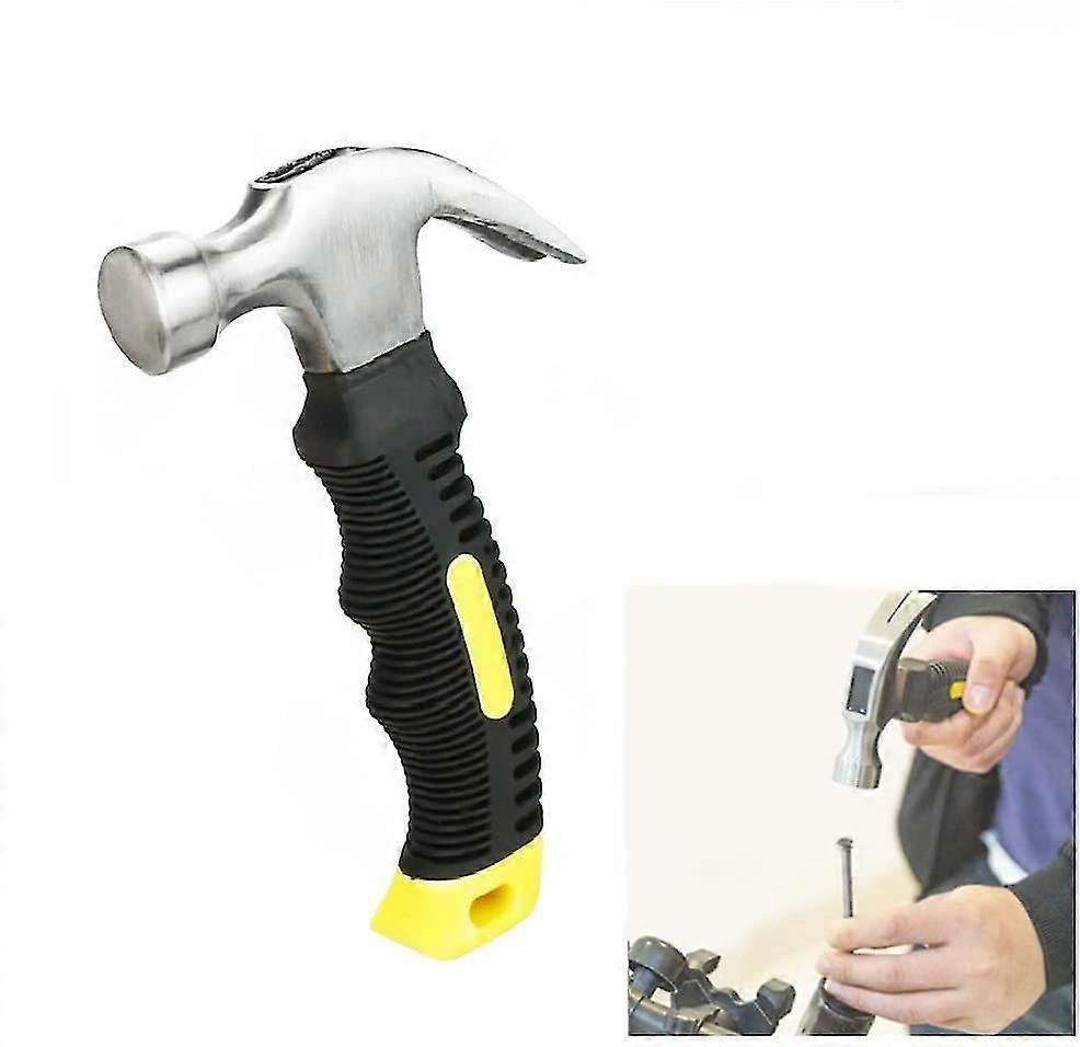 Mini Steel Claw Hammer Multifunctional Short Hammer Carpenter Hammer With Non-slip Handle Mini Claw Hammer Useful For Maintenance, Diy, Carpentry