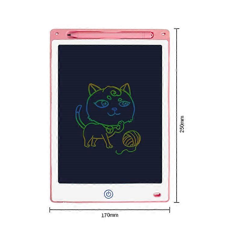 10 Inch Colorful LCD Writing Tablet for Kids and Adults Suitable Portable (Pink), LCD Writing Magic Drawing Tablet Great Gifts for 3 4 5 6 7 Year Old