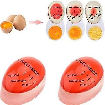 2 PCS Egg Timer, Egg Timer Perfect Boiled Eggs, Color Changing Egg Timer, Kitchen Timer for Kitchen and Home Restaurant Use