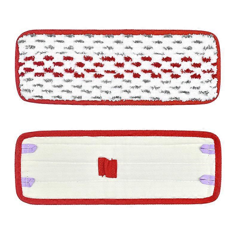 Compatible with Vileda flat mop cloth, hand-washable replacement mop cloth, mop head accessories, two pieces