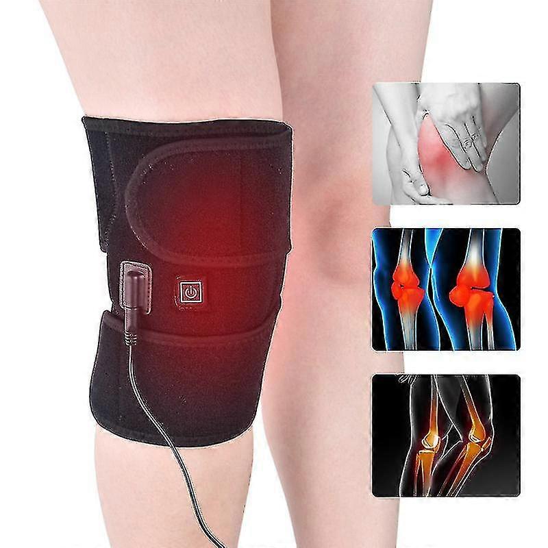 Knee Heating Pad, 3 Temperature Control Usb Heating Knee Support Brace