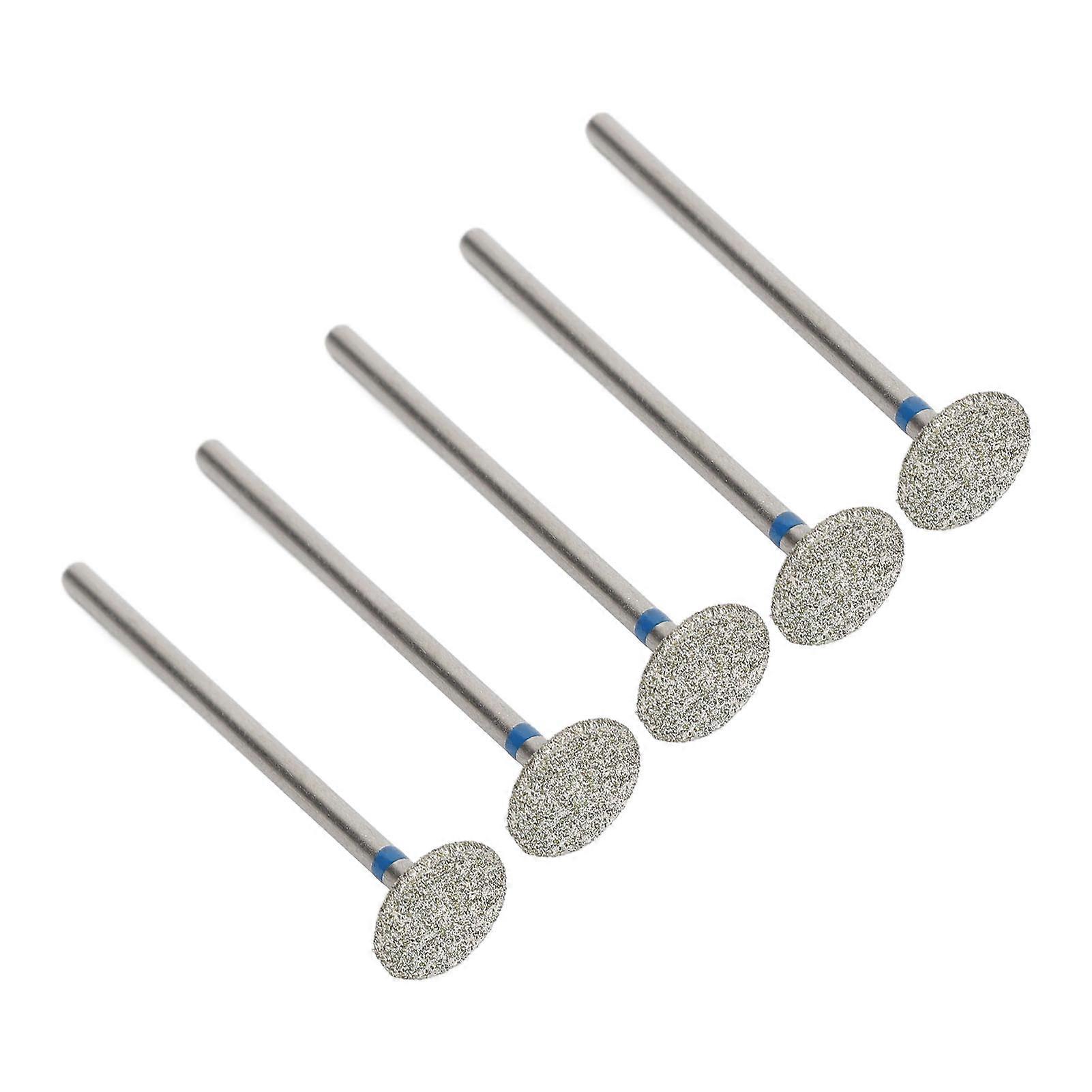 5 Pcs Nail Drill Bits Diamond Sanding Conical Shape Polishing Manicure Grinding Polishing Head Drill Tool