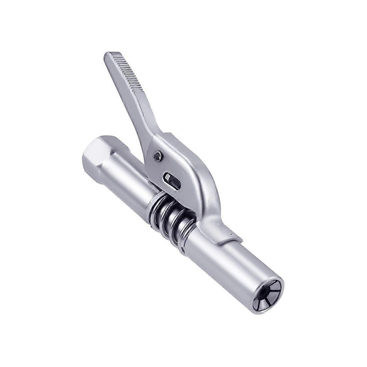 Locking Grease Coupler Quick Release Lock Heavy Duty Grease Fittings Compatible M8-M14 & Grease Nip