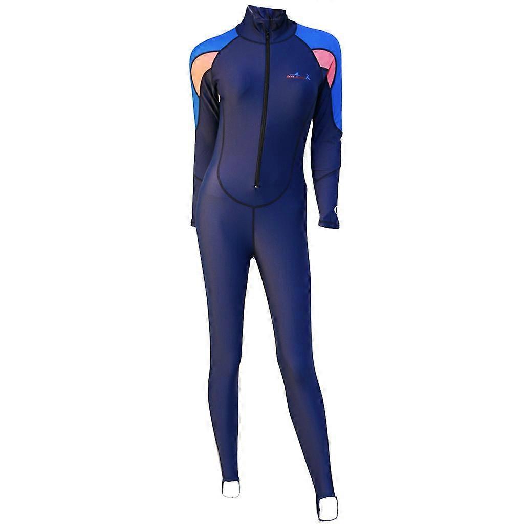 Muta da surf da snorkeling con zip Muta intera L rosa per donna