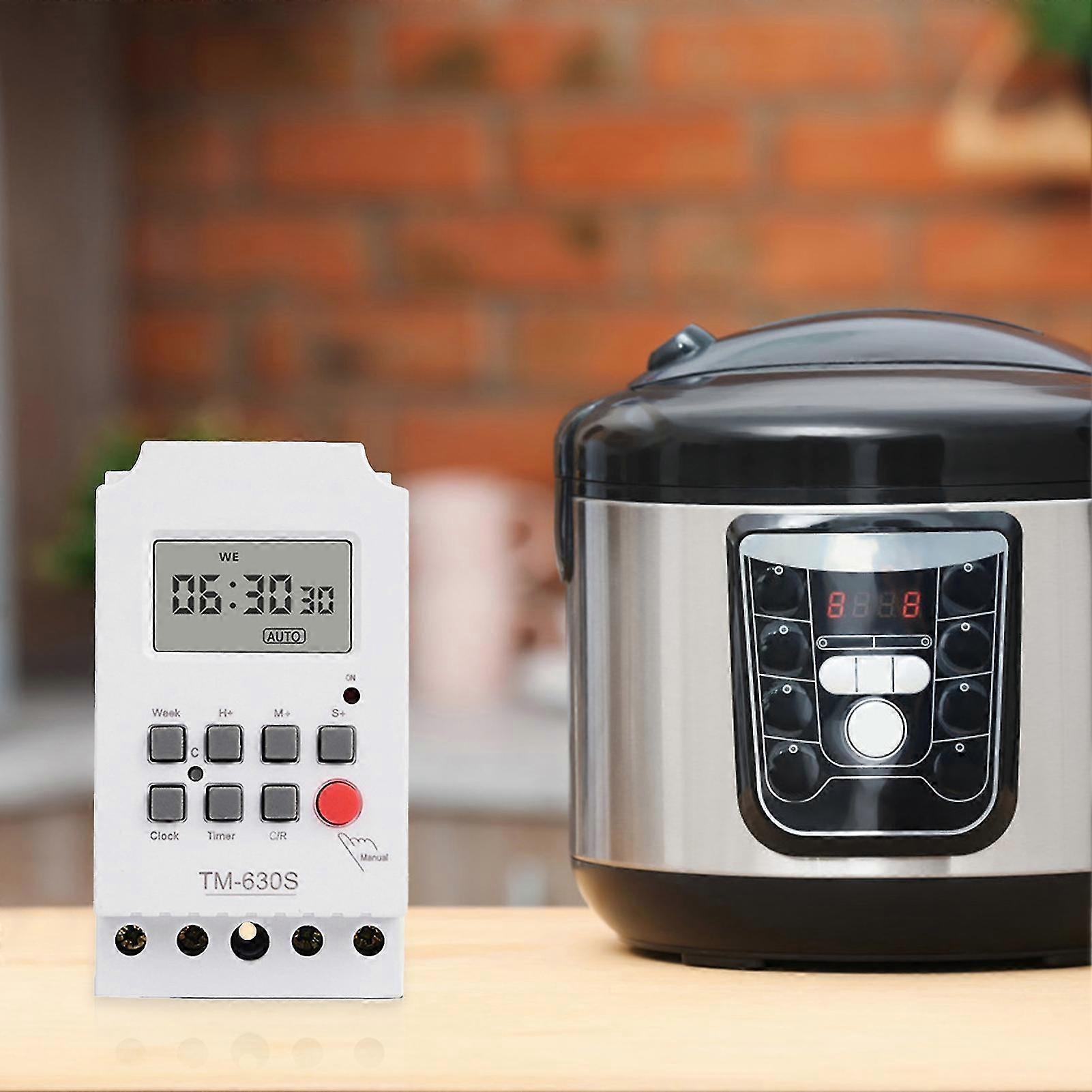 Tm630s-4 Timer Switch Lcd Display High-precision 220v Heavy Load Digital Timer For Billboard Mengxi