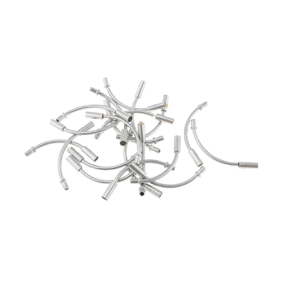 50 Pieces Bike Folding Cycling V Brake Noodle Linear Pull Guide Hose Bicycle Brake Parts