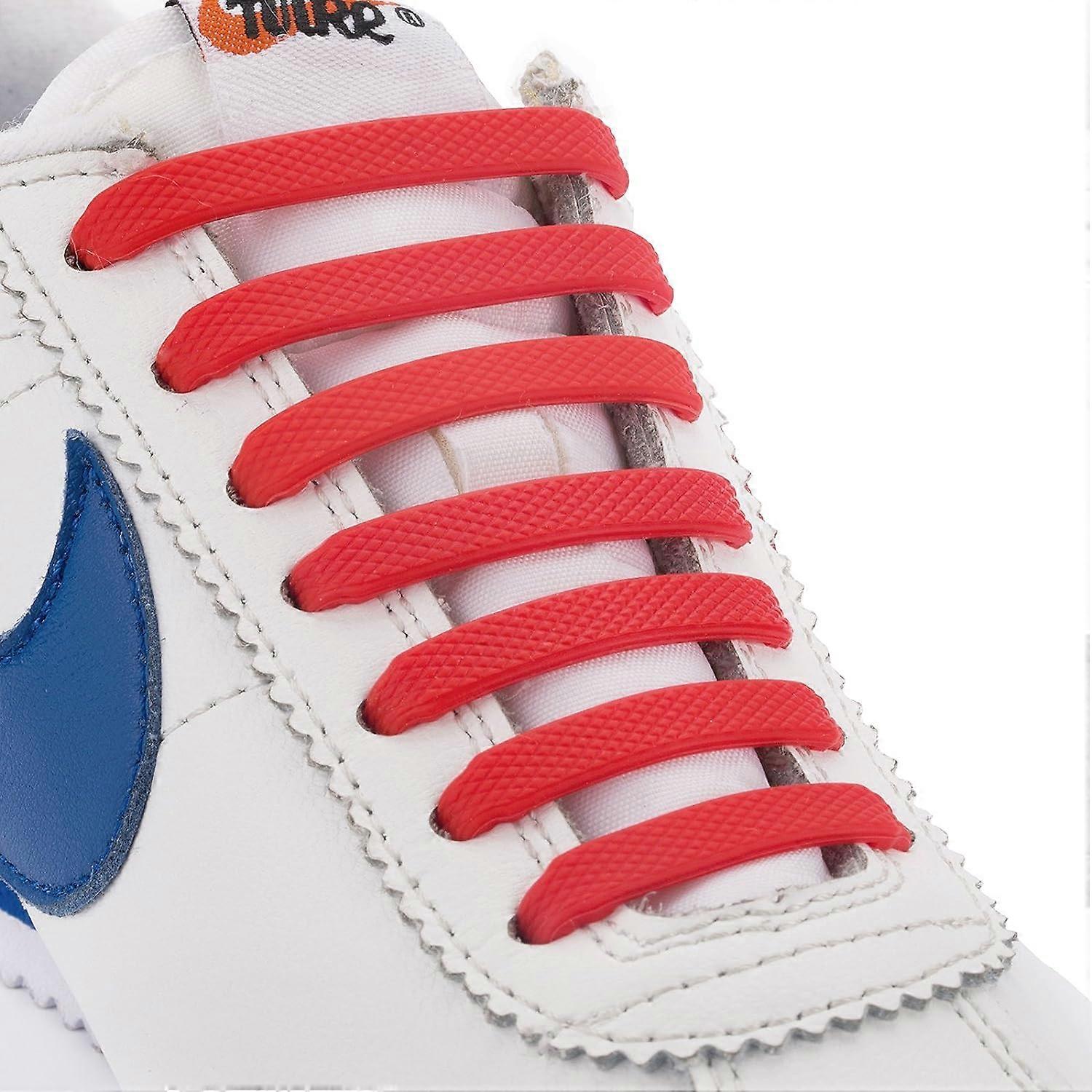 No Tie Shoe Laces - Say Goodbye to Untied Shoelaces with Elastic Silicone Tieless Laces