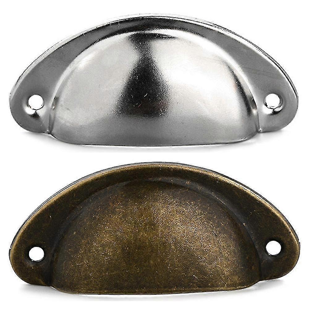 6/12 جهاز كمبيوتر شخصى كوب سحب قذيفة مقابض نصف القمر خزانة خزانة باب درج