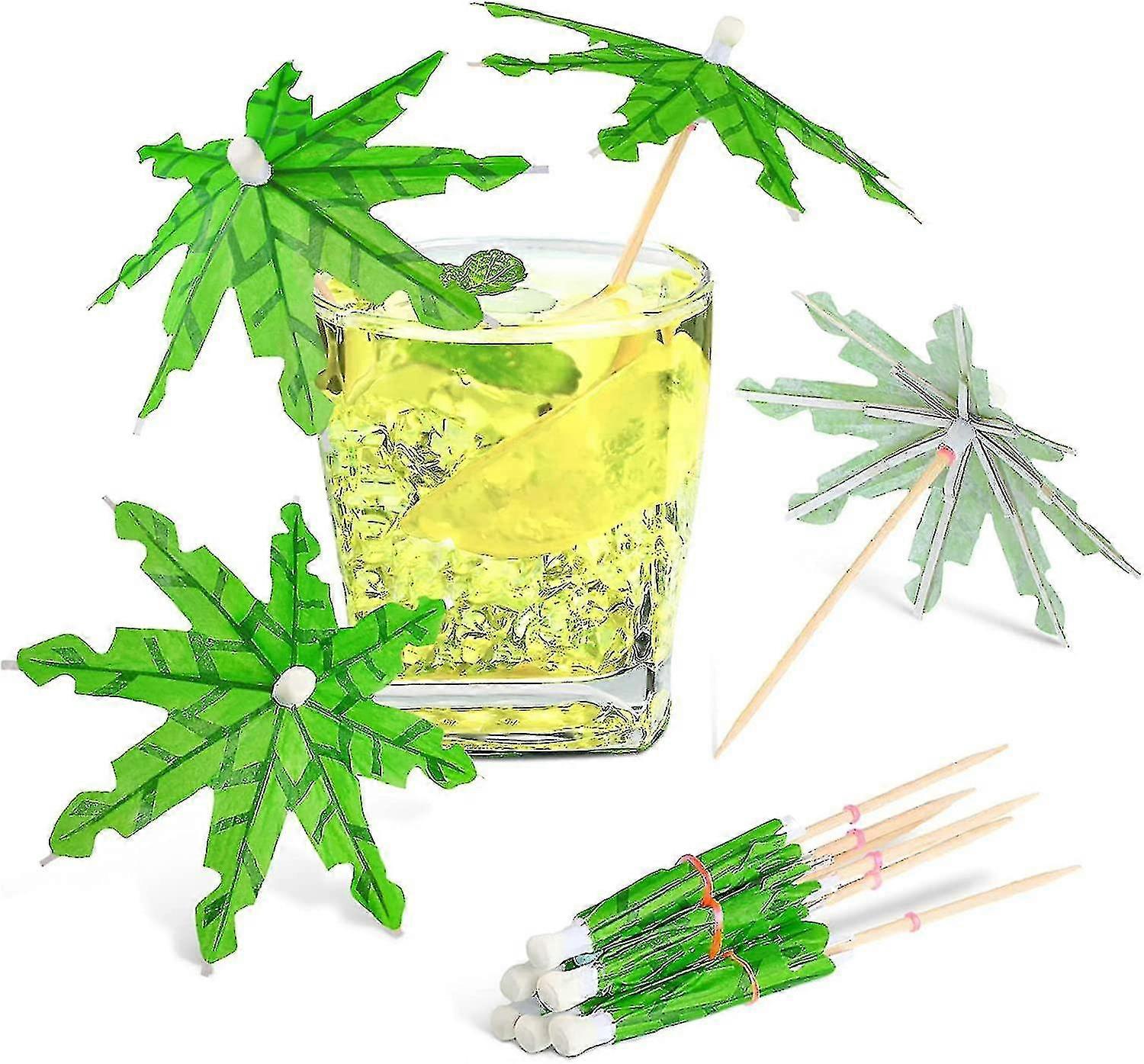 50 Pieces T Umbrs, Cake Toppers Umbrs For An Umbr Tropical Rat