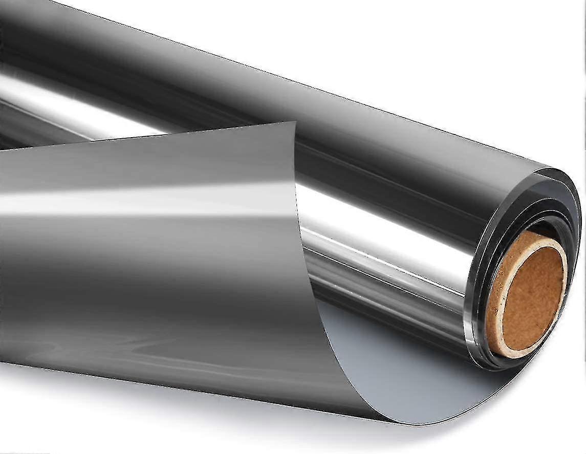 1 peça one way mirror solar film não adesivo resistente 15.7 X 39.3 polegadas