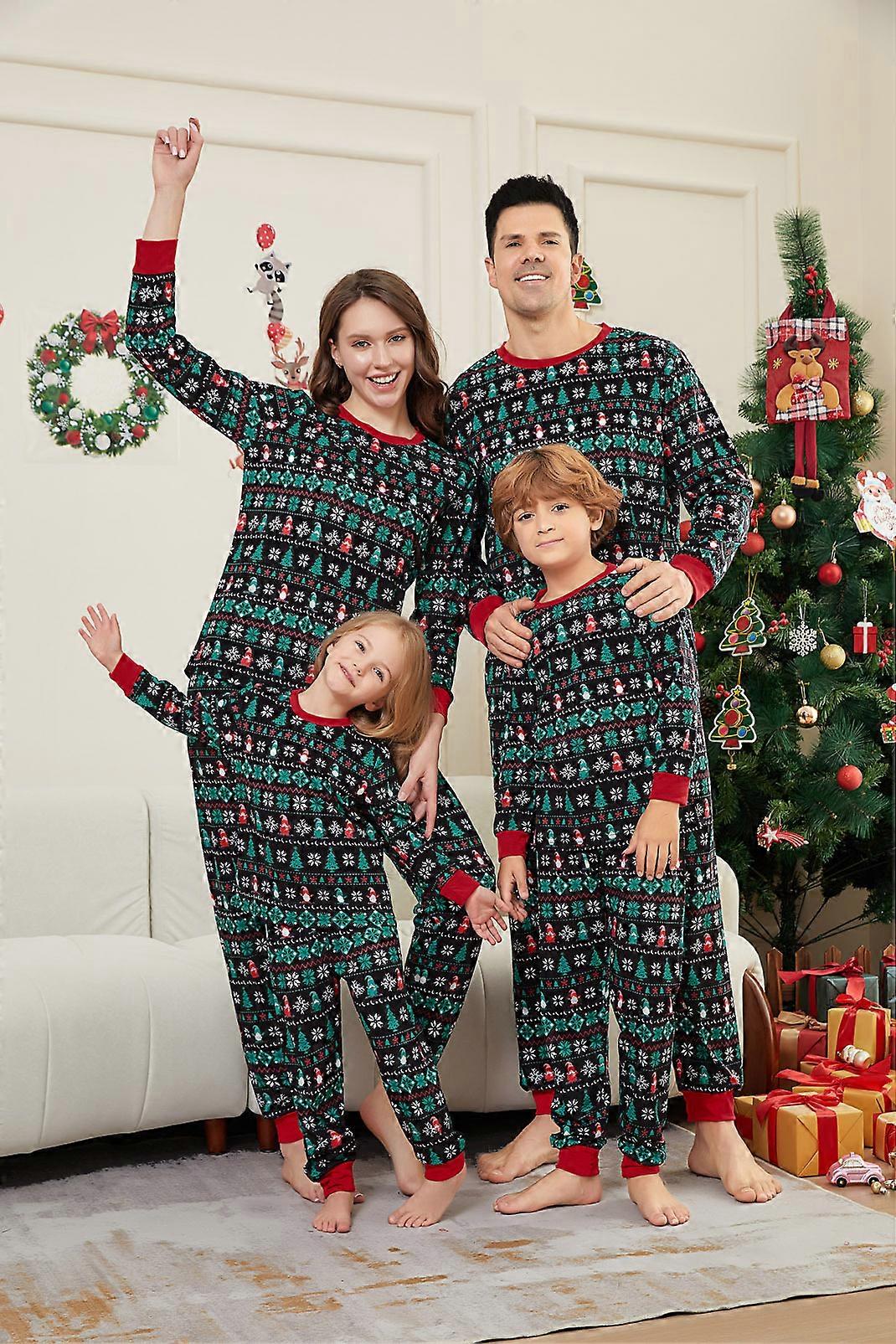 Pijama de Navidad Familias Juego de pijamas de Navidad Juego de pijamas para familias-Style39AS