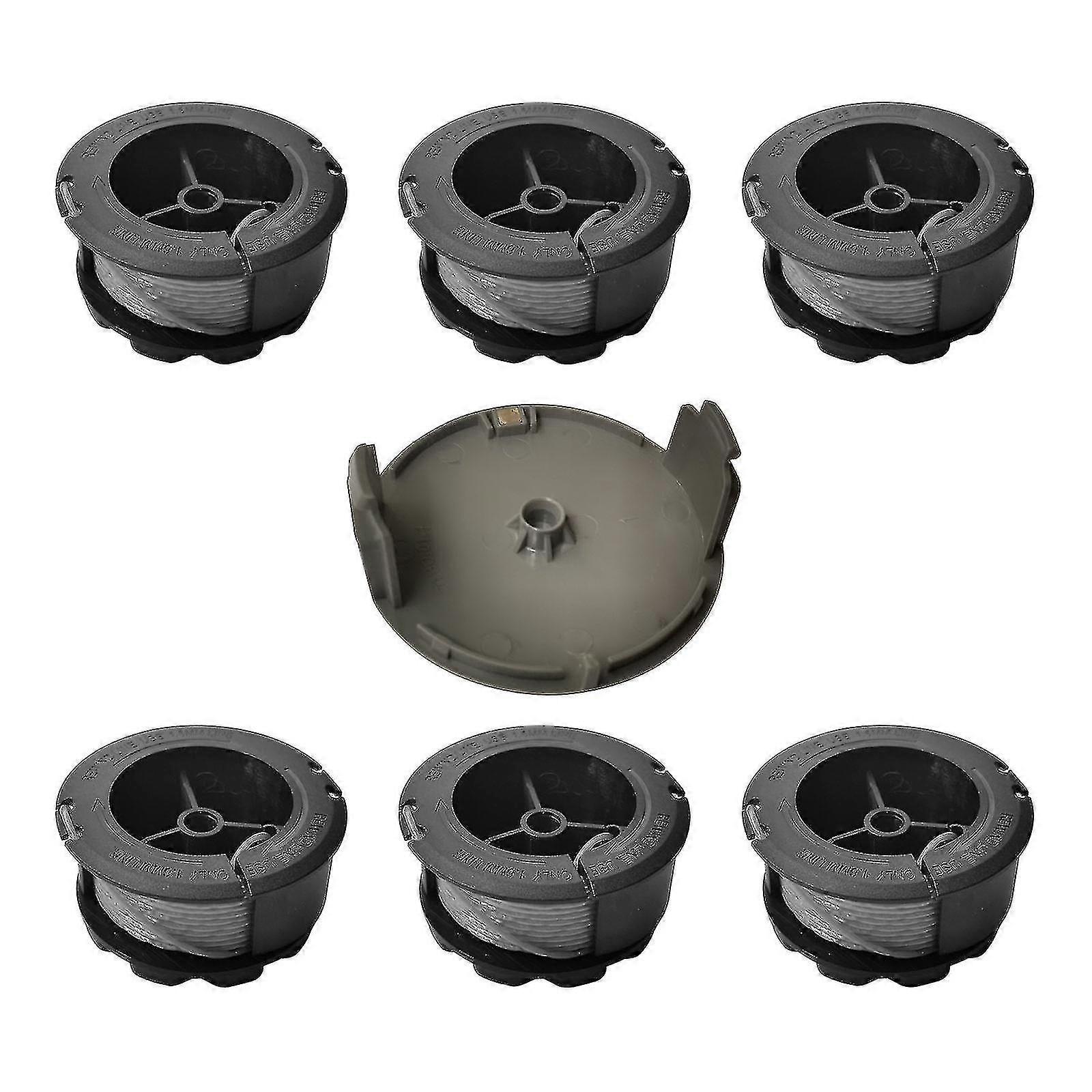 4 Spools 1 Cap Bosch F016800570 Replacement Trimmer Spool For Bosch Universal Grasscut With Cap 1600a01r5j