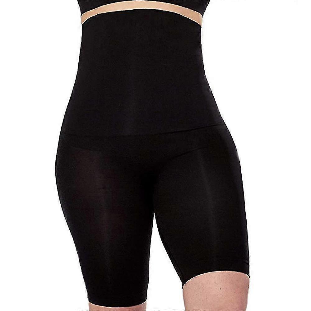 Kvinnor Abdomen Shaping Bodycon Hög Midja Tight Yoga Gym Shorts Byxor