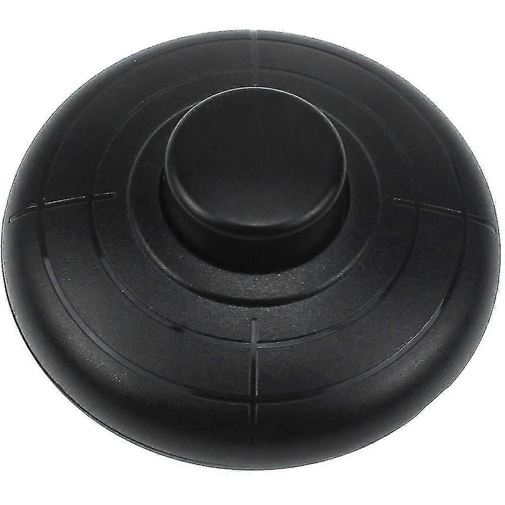 In-line Foot Switch For Standard Lamp Round In-line Foot Switch For Floor And Table Lamp - Black