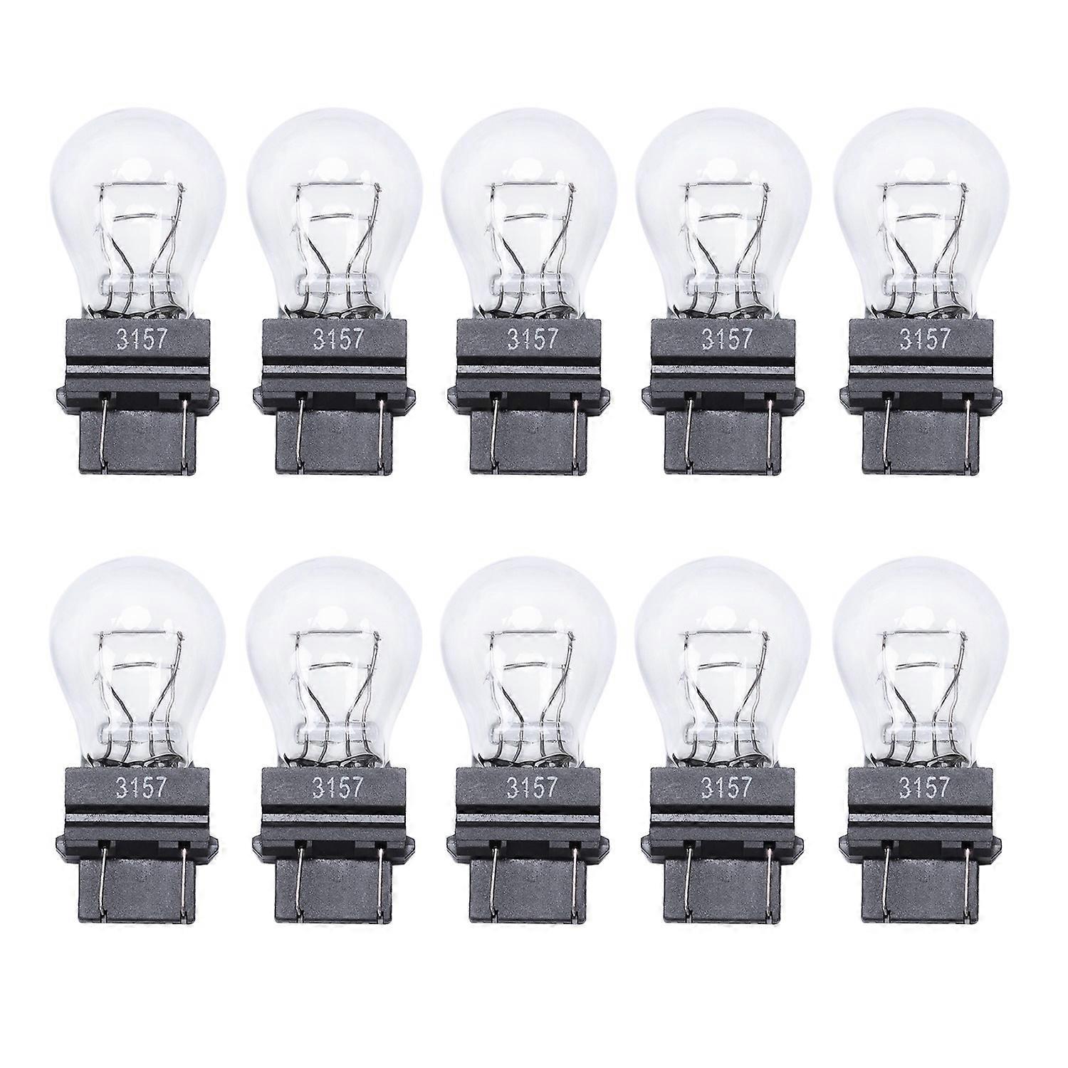 10x 3157 Bright Light Bulbs Tail Brake Backup Reverse S8 Signal Lamp Turn Signal