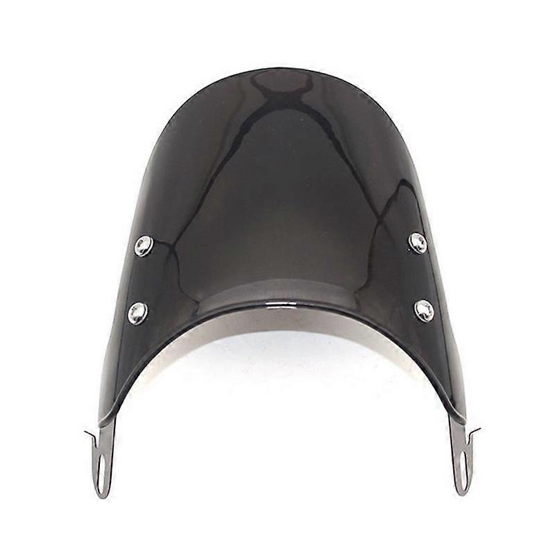 Motorcycle windshield with adjustable air stream, 5-7 inch headlights, universal motorcycle