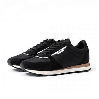 Men's Hugo Boss Kai_Runn_nupny Trainers Black 002 50529542