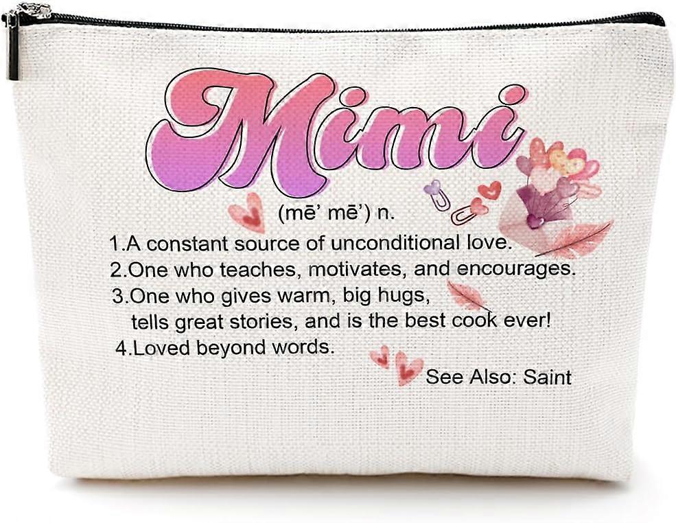 هدايا ميمي ميمي تعريف اسم هدايا الجدة حقيبة مكياج مضحكة هدايا للجدة حقيبة مستحضرات التجميل هدايا عيد الأم هدايا الجدة ميمي تقدير حقيبة أدوات الزينة