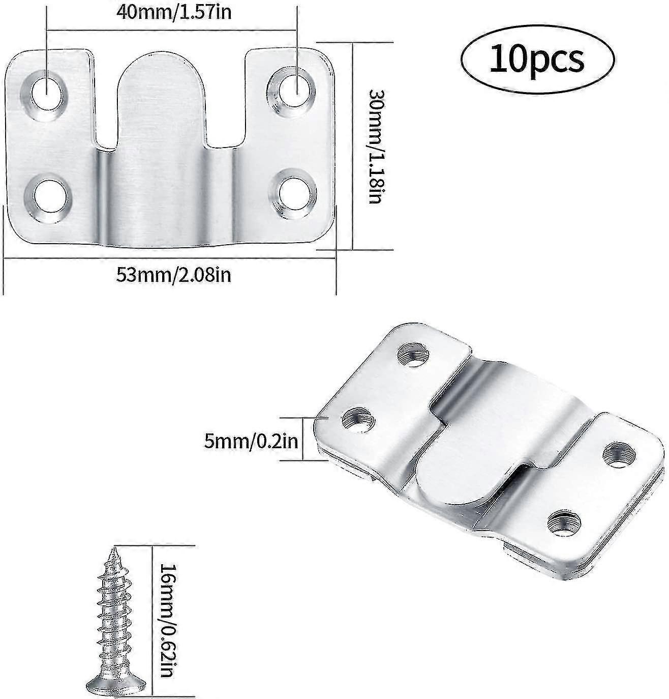 Γάντζος αποθήκευσης 10 τεμαχίων κρυφός βραχίονας στήριξης, βαρέως τύπου interlocking-YGWL