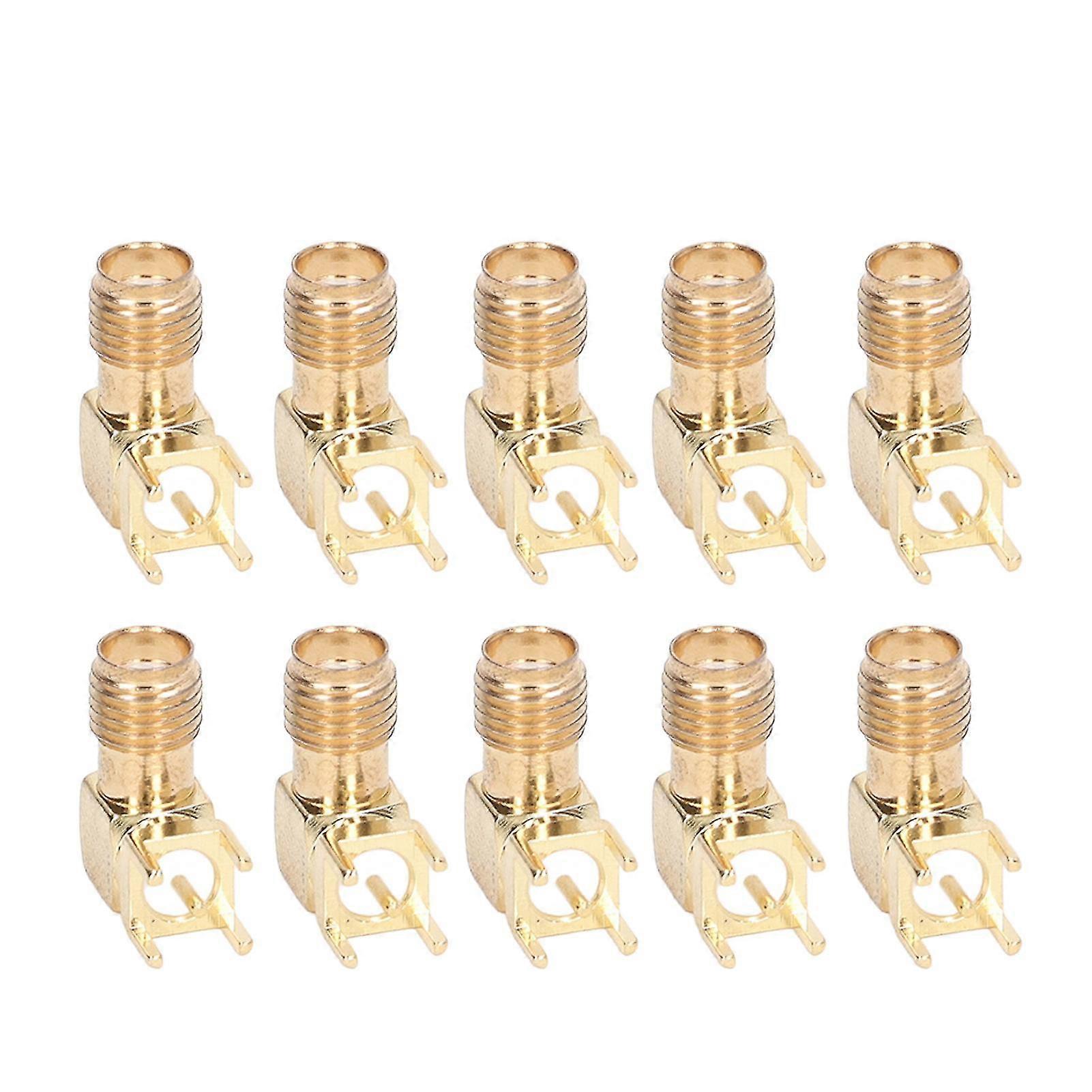 90 Degree Bent 4 Pin RF Connector Panel for Antenna Base - 10Pcs