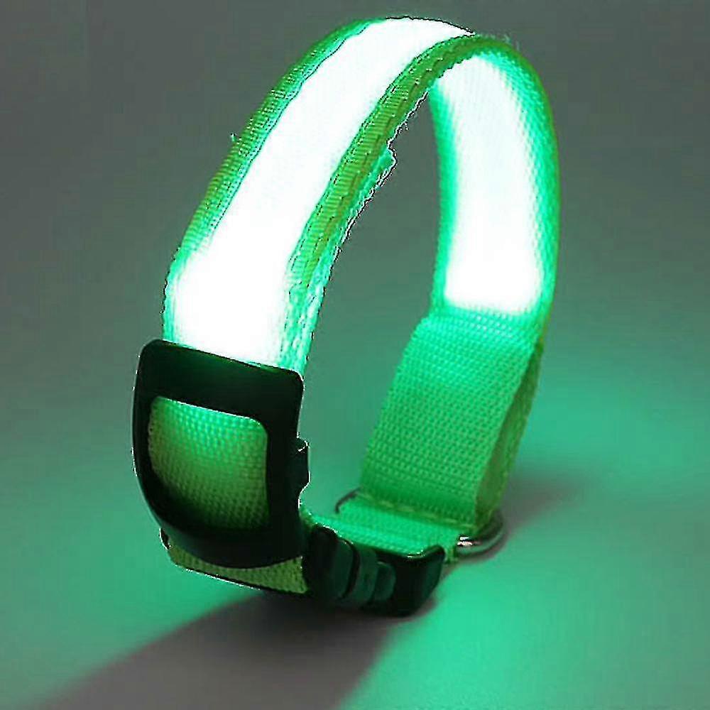 Rechargeable Light-tting Dog Collar Light, Adjustable Soft Mesh Safety Dog Collar For Comfort